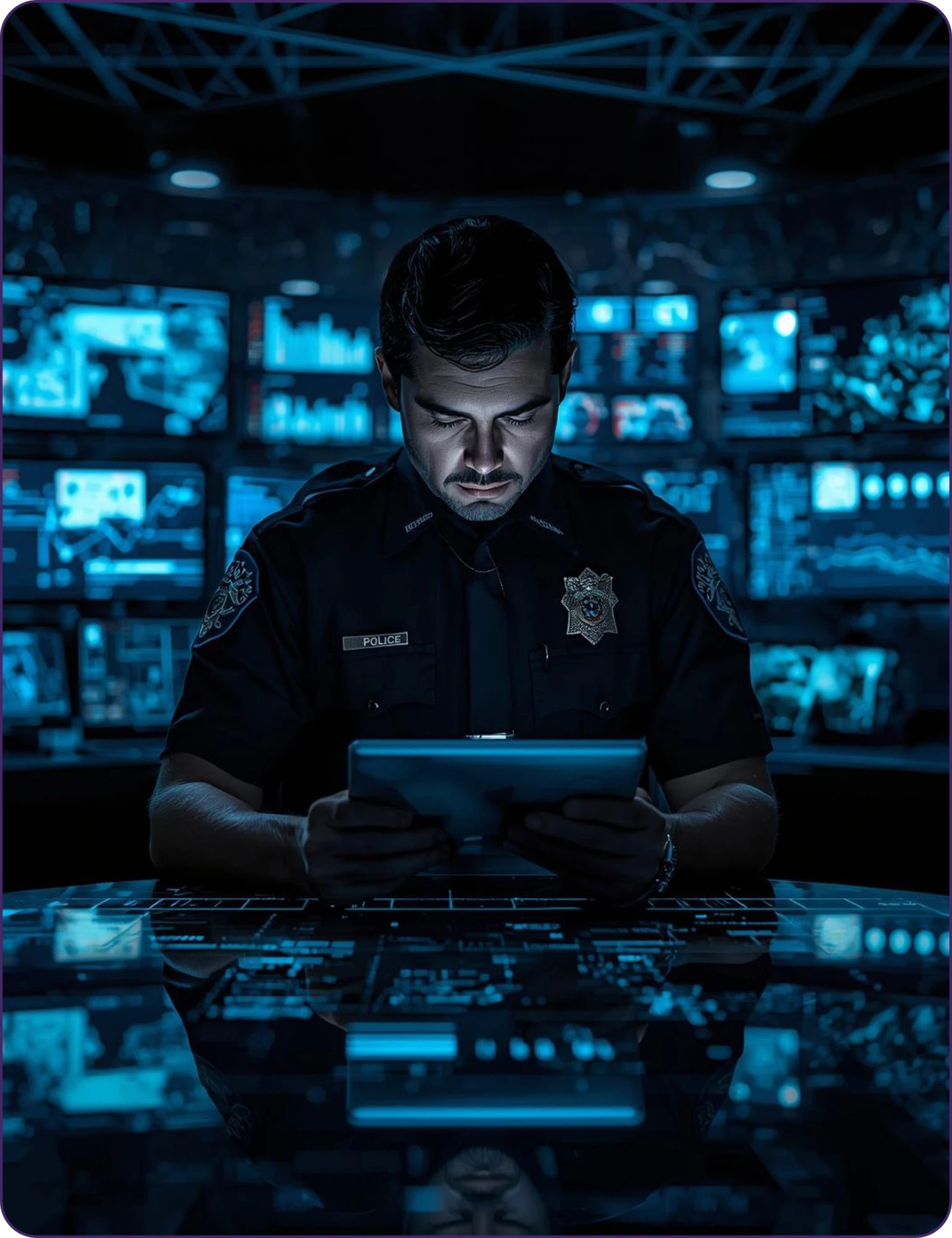 Law enforcement command operator — Safer City platform